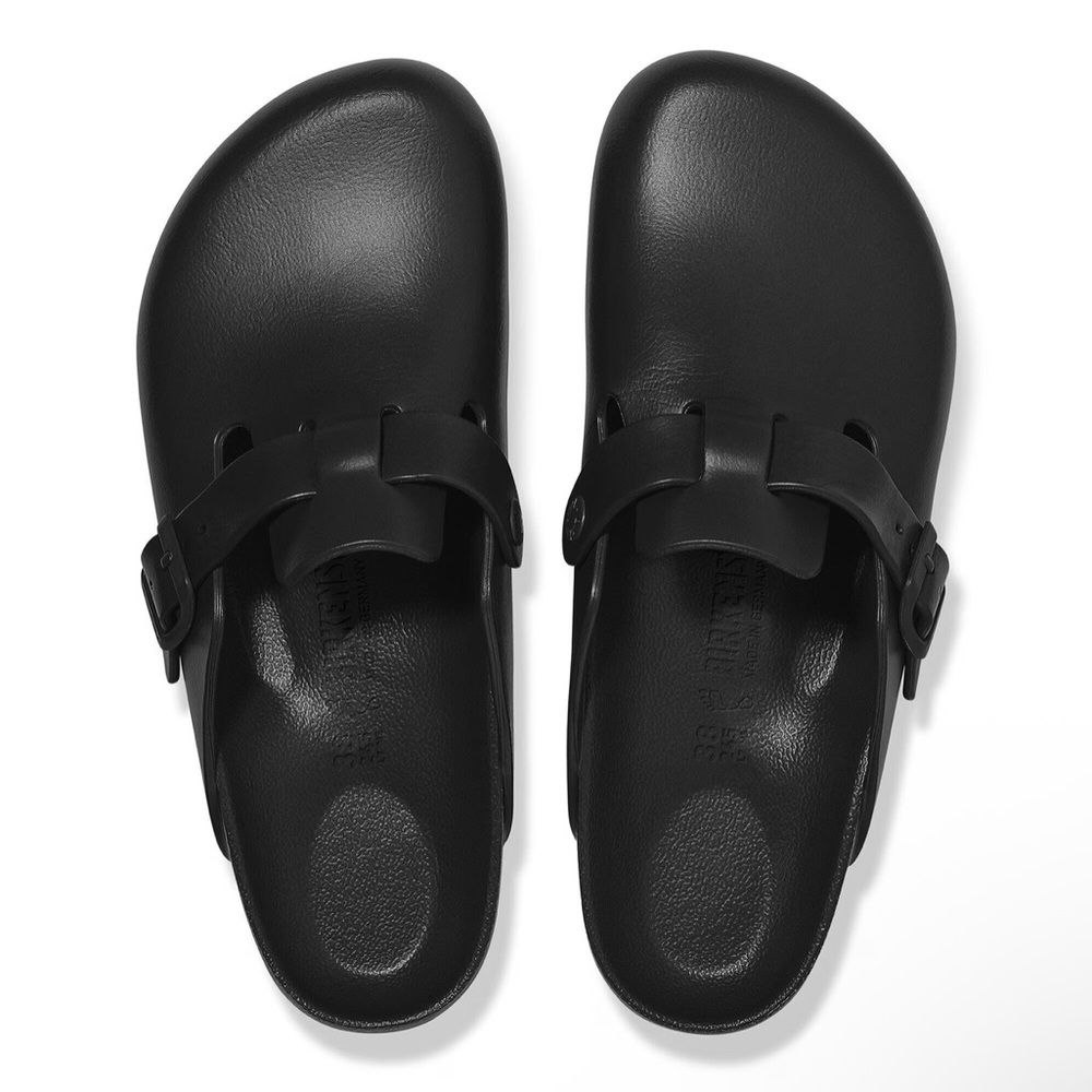 Birkenstock Black rubber Slip-Ons